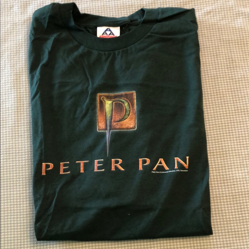 PETER PAN 2003 Green Movie Promo T-shirt XL Fantasy Adventure Neverland #1293